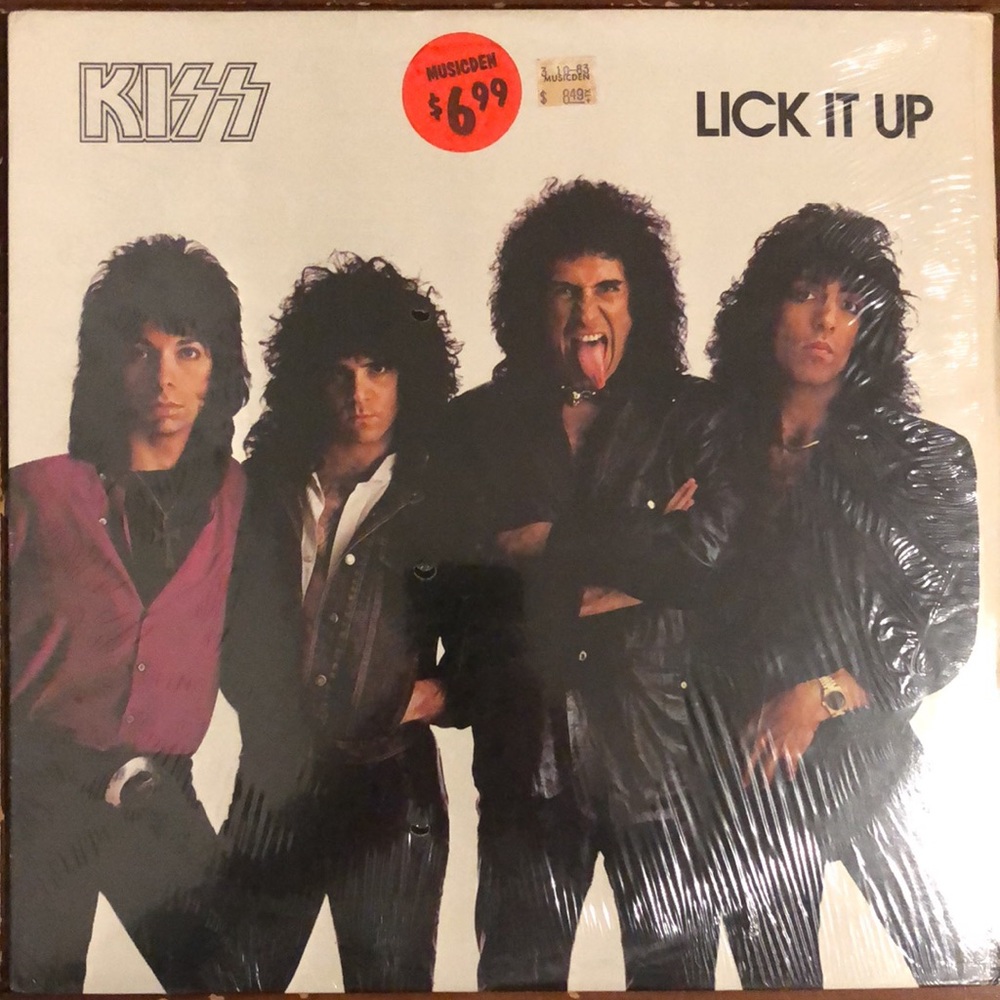 Kiss Lick It Up Vinyl Lp '83